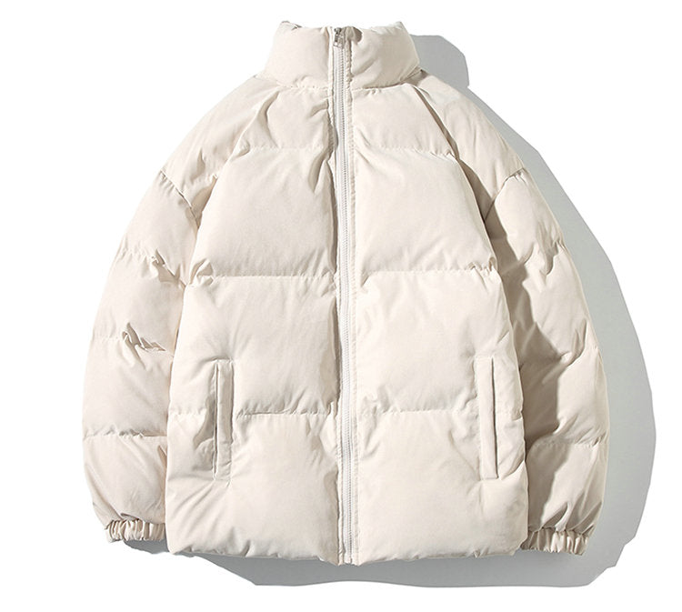 Puffer Mandarin Collar With Puff Sleeves Jacket ,  - Streetwear Jacket - Slick Street