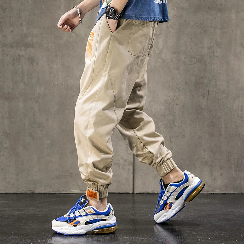 Y2K TAW2 Elastic Waist And Ankle Length Pants ,  - Streetwear Pants - Slick Street