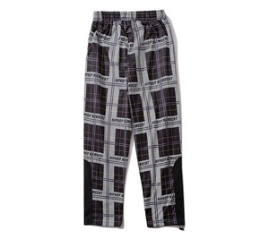 HIPHOP Checkered Patchwork Pants ,  - Streetwear Pants - Slick Street
