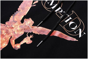 GOLD REDEMPTION Statue Loose Hoodie ,  - Streetwear Hoodie - Slick Street