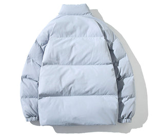 Puffer Mandarin Collar With Puff Sleeves Jacket ,  - Streetwear Jacket - Slick Street