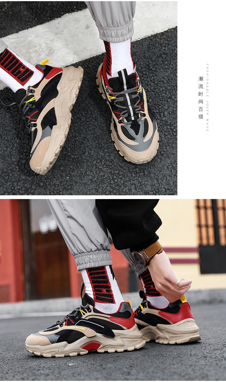 Tennis Sport Color Block Sneakers ,  - Streetwear Sneaker - Slick Street