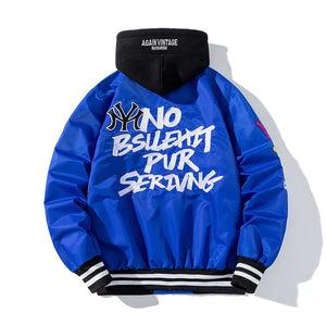 K.LYBD Stripe Waist And Sleeve Hoodie ,  - Streetwear Hoodie - Slick Street