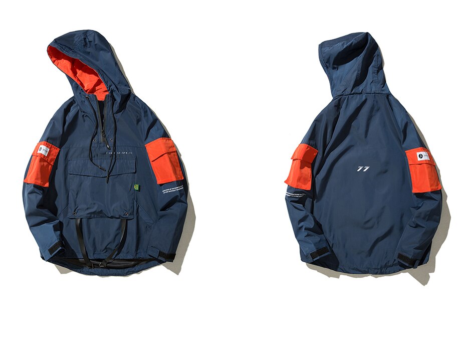 Article 77 Elbow Cargo Pocket Hoodie ,  - Streetwear Hoodie - Slick Street