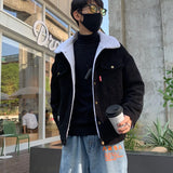 PTV1 Corduroy Jacket Black, XS - Streetwear Jacket - Slick Street