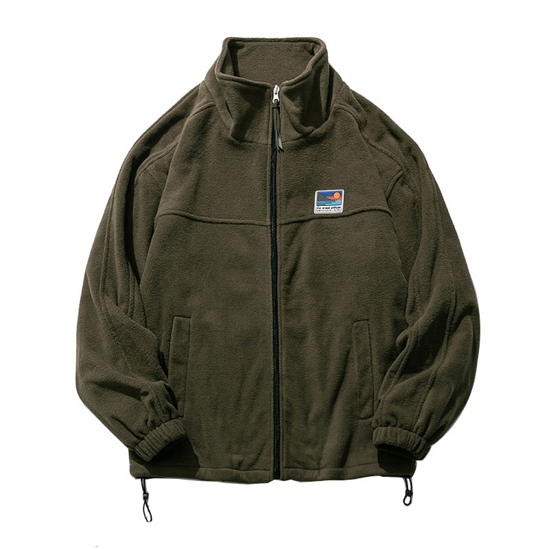 New Heights Fleece Bomber Jacket Army green, XS - Streetwear Jacket - Slick Street