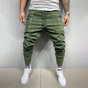 KA23 Skinny Fit Cargo Pants , - Streetwear Pants - Slick Street