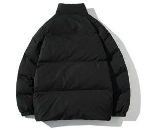 Puffer Mandarin Collar With Puff Sleeves Jacket ,  - Streetwear Jacket - Slick Street