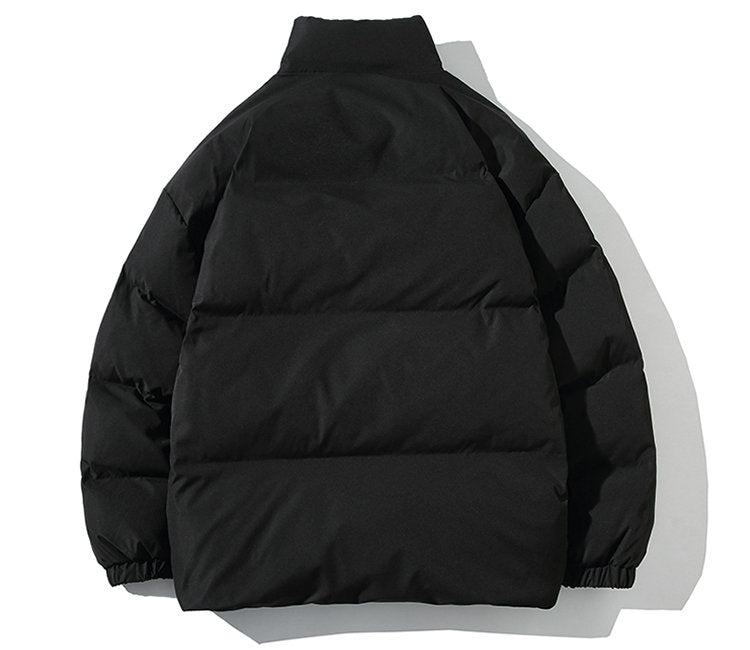 Puffer Mandarin Collar With Puff Sleeves Jacket ,  - Streetwear Jacket - Slick Street
