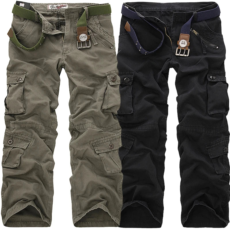 Rib Style Multi Pocket Pants , - Streetwear Pants - Slick Street