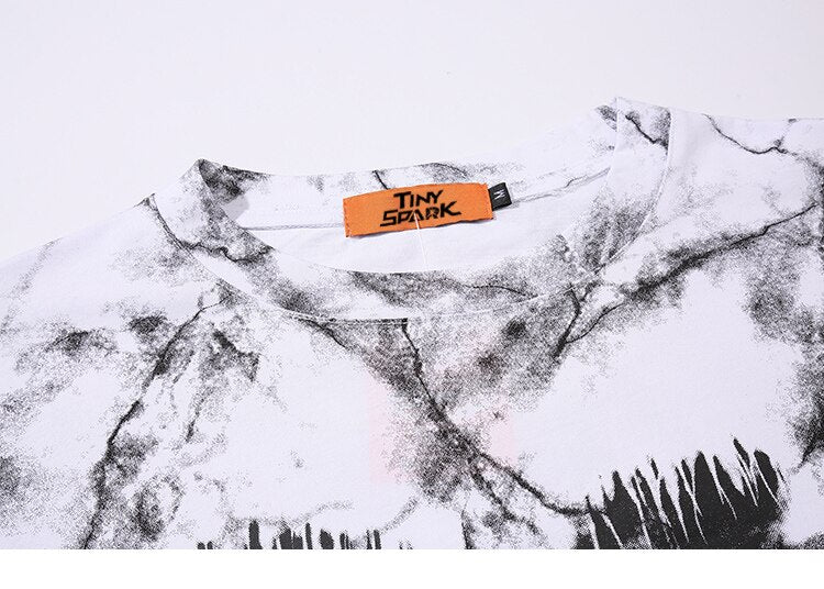 Butterfly Art Tie Die Long T-Shirt ,  - Streetwear T-Shirt - Slick Street