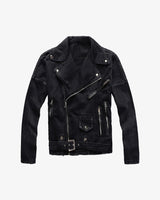 Midnight Moto Jacket Black, XS - Streetwear Jacket - Slick Street