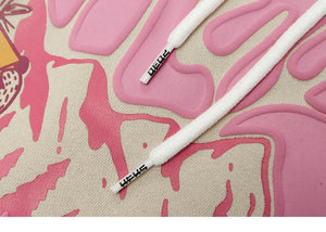 Dual Match Heart Shape Pullover Hoodie ,  - Streetwear Hoodie - Slick Street