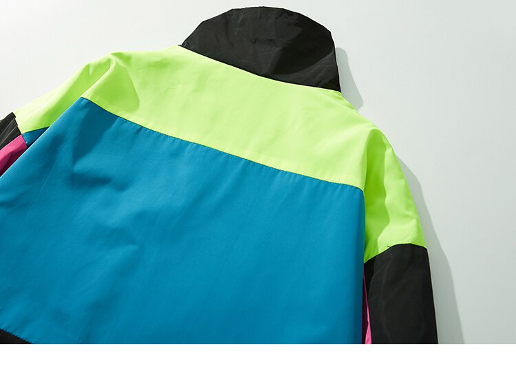 Multi Color Block Patchwork Pocket Jacket ,  - Streetwear Jacket - Slick Street