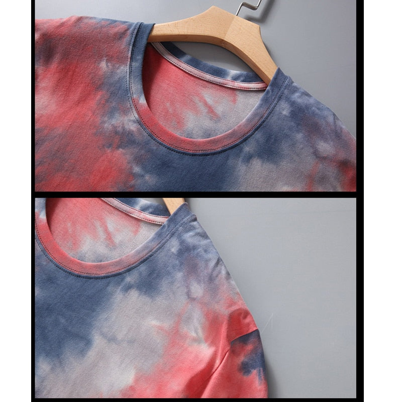 Paint Splatter Tie Dye Tee ,  - Streetwear T-Shirt - Slick Street