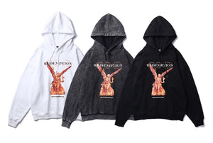 GOLD REDEMPTION Statue Loose Hoodie ,  - Streetwear Hoodie - Slick Street