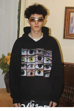 Dusky Different Shades Of Eye Hoodie ,  - Streetwear Hoodie - Slick Street