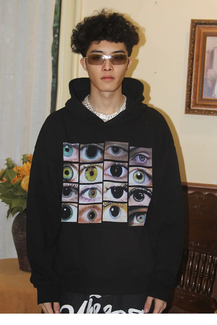 Dusky Different Shades Of Eye Hoodie ,  - Streetwear Hoodie - Slick Street