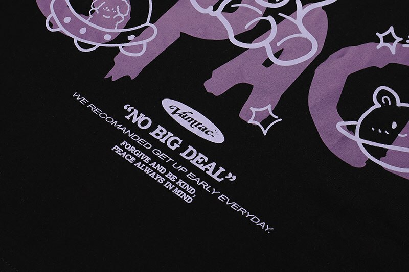 No Big Deal Space Anime T-Shirt ,  - Streetwear T-Shirt - Slick Street