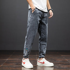 JYF Streetwear Denim Pants ,  - Streetwear Pants - Slick Street