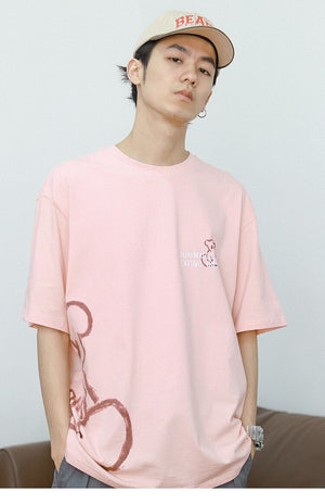 DM CATTIVO ORSO X-Eyed Bear T-Shirt , - Streetwear T-Shirts - Slick Street