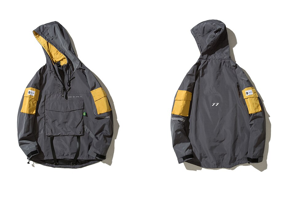 Article 77 Elbow Cargo Pocket Hoodie ,  - Streetwear Hoodie - Slick Street