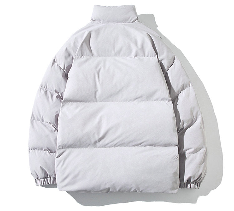 Puffer Mandarin Collar With Puff Sleeves Jacket ,  - Streetwear Jacket - Slick Street