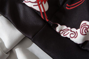 Red Crowned Crane Kangaroo Pocket Hoodie ,  - Streetwear Hoodie - Slick Street