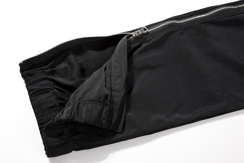 Corduroy Chino Side Zipper Style Pants ,  - Streetwear Pants - Slick Street