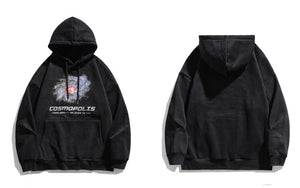 COSMOPOLIS Andromeda Galaxy Hoodie Black, XS - Streetwear Hoodie - Slick Street