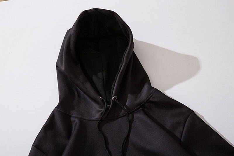 Red Crowned Crane Kangaroo Pocket Hoodie ,  - Streetwear Hoodie - Slick Street