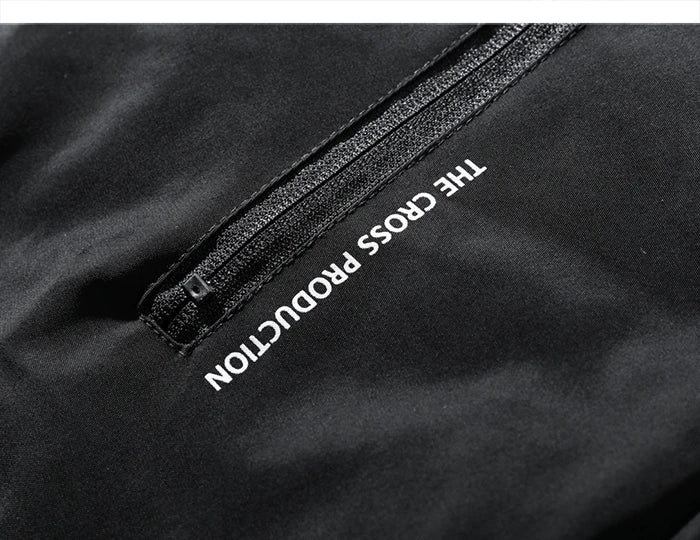 MASTER Black Windbreaker Parka Jacket ,  - Streetwear Jacket - Slick Street