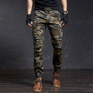 Classic IV Combat Cargo Pants Yellow Camouflage, 28 - Streetwear Pants - Slick Street