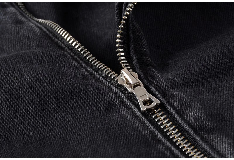 Multi Zippers And Buckles Jacket , - Streetwear Jacket - Slick Street