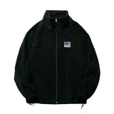 New Heights Fleece Bomber Jacket Black, XS - Streetwear Jacket - Slick Street