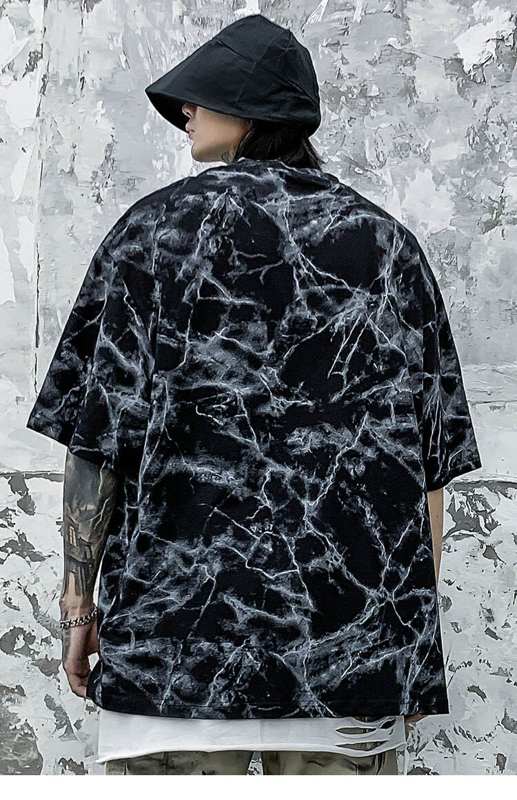 Butterfly Art Tie Die Long T-Shirt ,  - Streetwear T-Shirt - Slick Street