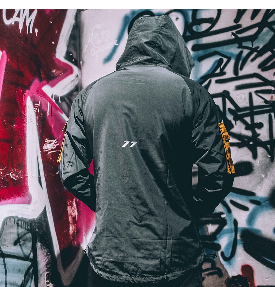 Article 77 Elbow Cargo Pocket Hoodie ,  - Streetwear Hoodie - Slick Street