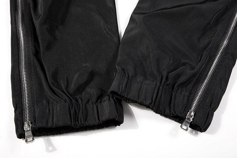 Corduroy Chino Side Zipper Style Pants ,  - Streetwear Pants - Slick Street