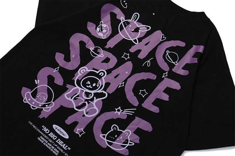 No Big Deal Space Anime T-Shirt ,  - Streetwear T-Shirt - Slick Street