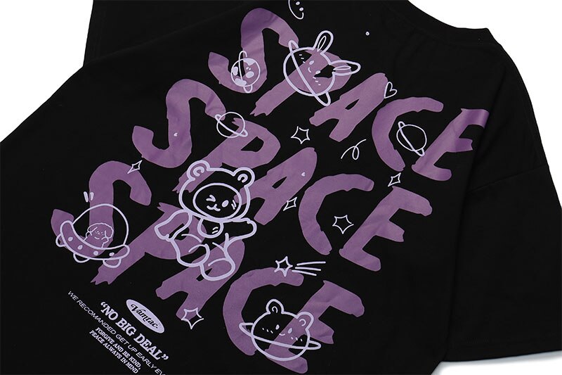 No Big Deal Space Anime T-Shirt , - Streetwear T-Shirts - Slick Street