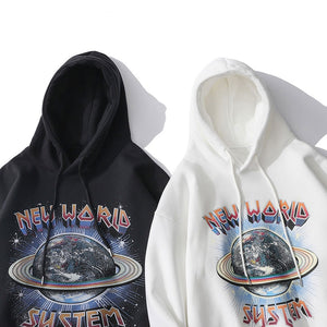 New World Planet System Hoodie ,  - Streetwear Hoodie - Slick Street