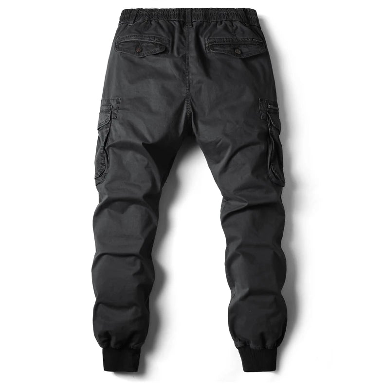 Rib Style Side Pockets Cargo Pants , - Streetwear Cargo Pants - Slick Street