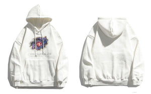 COSMOPOLIS Andromeda Galaxy Hoodie White, XS - Streetwear Hoodie - Slick Street