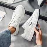 Tensaur Running Flat Shoes White, 6.5 - Streetwear Shoes - Slick Street