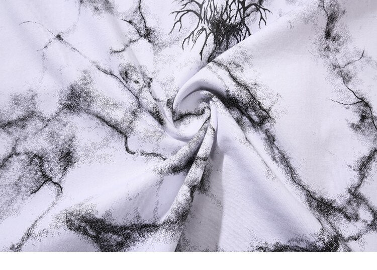 Butterfly Art Tie Die Long T-Shirt ,  - Streetwear T-Shirt - Slick Street