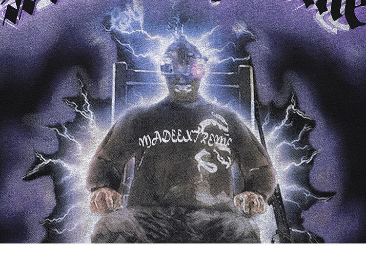 MADE EXTREME Electrify Polygraphy Loose T-Shirt , - Streetwear T-Shirts - Slick Street