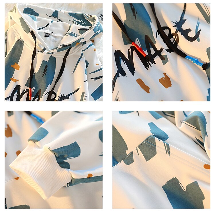 MABE Geometric Abstract Art Hoodie ,  - Streetwear Hoodie - Slick Street