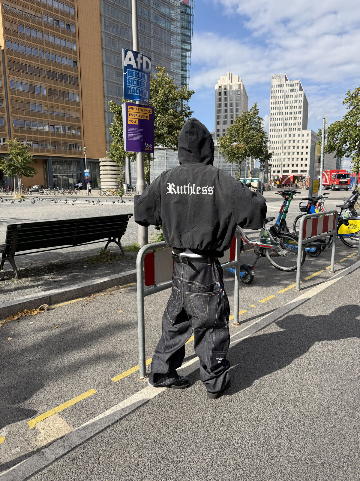 Outlaw Fur Hood Bomber Jacket , - Streetwear Jacket - Slick Street