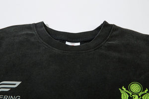 Green Flame '88' Long Sleeve Tee , - Streetwear - Slick Street