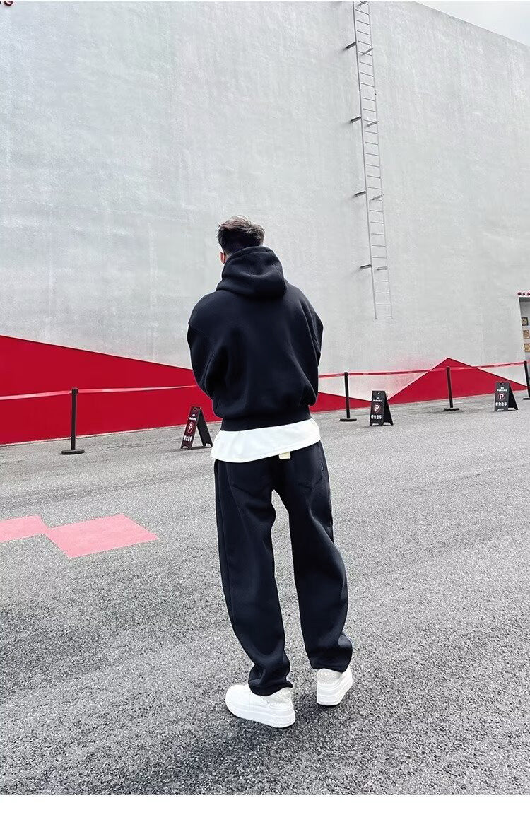 Modern Casual Hoodie & Jogger Set , - Streetwear Tracksuit - Slick Street